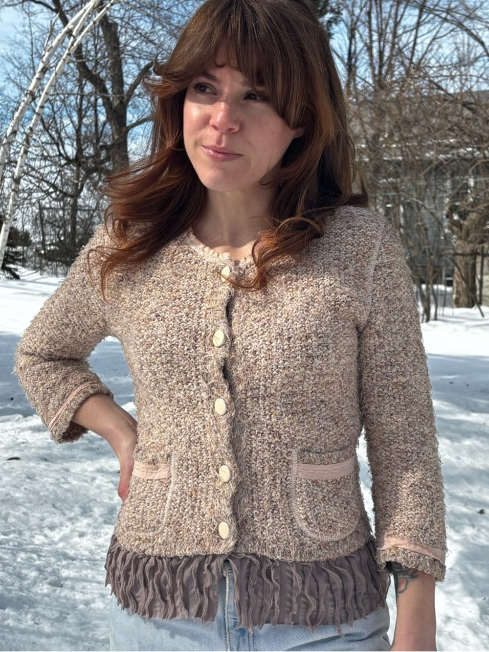 Marc Cain Multicolor Textured Knit